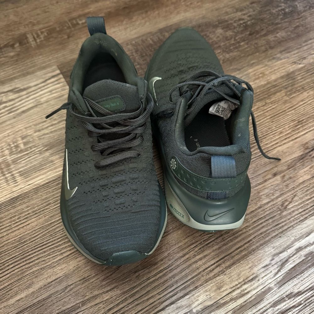 Nike Reactx Infinity Run 4 Green Running Sneakers… - image 3